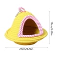 thumbnail image 3 of Parrots Cottons Nests Small Birds Nests Autumns And Winter Warm And Cold Proof Plushs Cottons Nests Thickened Woven Parrots Birds Nests, 3 of 6