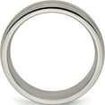 thumbnail image 3 of Titanium Brushed & Polished Grooved 7mm Band, 3 of 6