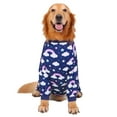 thumbnail image 2 of HDE Dog Pajamas One Piece Jumpsuit Lightweight Dog PJs Shirt for S-3XL Dogs Rainbows XL, 2 of 7