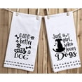 thumbnail image 5 of Life is Better with A Dog Kitchen Dish Towels 18 x 26 Inch Set of 2,Dog Lover Tea Towels Dish Cloth for Cooking Baking, 5 of 6