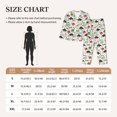thumbnail image 4 of Lsque Dinosaur Pattern Long Sleeve Pajama Set for Women - Soft 2-Piece Sleepwear and Loungewear Set with Pockets, Comfy Nightwear-XX-Large, 4 of 7