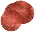 thumbnail image 2 of Kashi Home Placemats Set of 4, Stark 15 Inch Round Placemat for Kitchen Table Dinner, Party Holiday Event, Table Decor - Red, 2 of 4