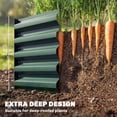 thumbnail image 4 of Outsunny 8x2.6x1.5ft Galvanized Raised Garden Bed, Open Bottom, Green, 4 of 10