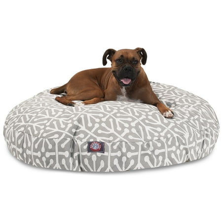 UPC: 0788995510789 | Majestic Pet | Aruba Round Pet Bed For Dogs  Removable Cover  Gray  Large