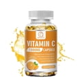 thumbnail image 1 of Cápsulas de vitamina C de 1500mg, pastillas para la salud y la belleza, blanqueamiento, protección de la piel, apoyo inmunológico, suplemento de dieta diaria Vc, 1 of 3