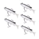 thumbnail image 4 of Swimbait de cuerpo blando, SwimbaitSeuelo de PVC suave, cuerpo suave que se hunde Swimbait Long Cast 3D Eyes Pearl Powder Coating para pesca de agua salada y agua dulce, 4 of 8