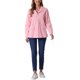 thumbnail image 2 of Chaquetas utilitarias para mujeres INSPIRE CHIC con cintura ajustable, bolsillos con solapa, chaquetas con cremallera y botón, color rosa, talla S, 2 of 6