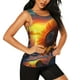 thumbnail image 2 of Fotbe Sunset Coast Sunflower Blusas Sin Mangas para Mujer – Estilo Casual, Corte Suelto, Slim-Fit, Cuello Redondo Deportivo, Tops de Verano para Gimnasio y Yoga-X-Large, 2 of 7
