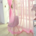 thumbnail image 1 of 2 PCS Pure Color Tulle Door Window Curtain Drape Panel Sheer Scarf Valances PK, 1 of 3