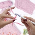 thumbnail image 4 of Juego de Ganchillo (Color Aleatorio), 20 mm, 15 mm, 12 mm, 10 mm, 9 mm, 8 mm, 7 mm, Hilo Ultra Grueso, Aguja de Ganchillo ergonómica, Juego de Ganchillo Grande para Adultos y niños Principiantes, Jueg, 4 of 5