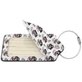 thumbnail image 2 of Cauagu Pirate Puppy Pattern Luggage Tags,Leather Luggage Tags Personalized Luggage Tag Travel Tags Privacy Cover ID Label for Travel Bag Suitcase-2 PCS, 2 of 5