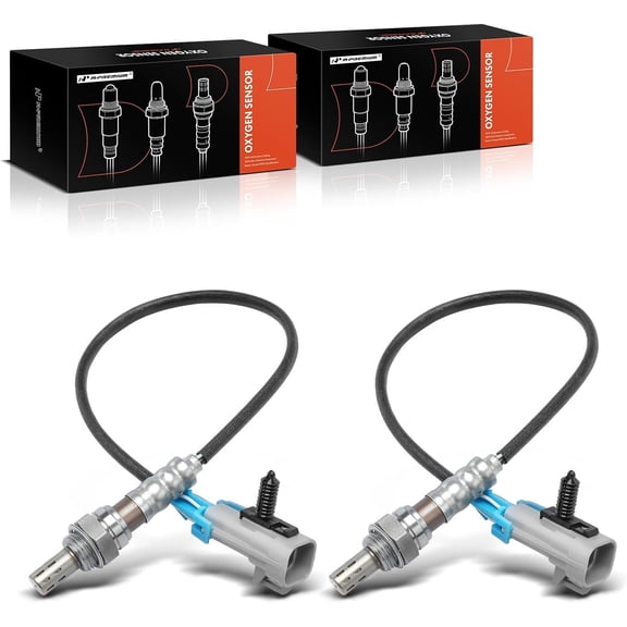 A-Premium O2 Oxygen Sensor Compatible with Chevrolet, GMC, Cadillac, Buick Models - Silverado, Tahoe, Equinox, Impala, Malibu, Sierra, Acadia, Yukon, Escalade, Lucerne - 2-PC Set