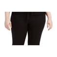 thumbnail image 6 of Style & Co. Womens Twill Tape Casual Trouser Pants, Black, Plus Size, 16W, 6 of 8