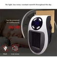 thumbnail image 3 of 500w Portable Electric Heater Led Display Remote Control Household Radiator Warmer Machine with Timer UK Plug, 3 of 4