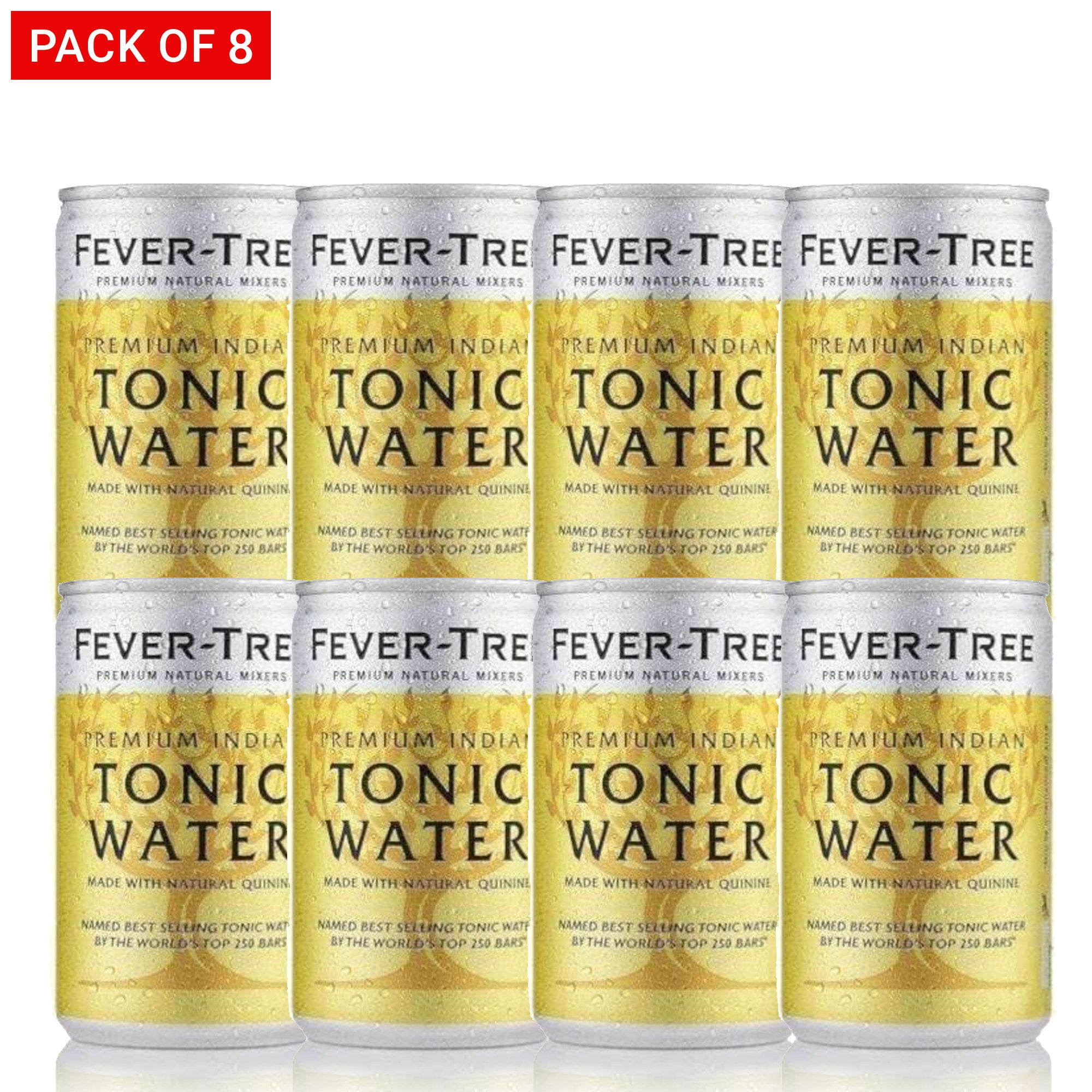Fever Tree Indian Tonic Water Mini Cans, 8 Pack (150ml each) Walmart