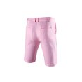 thumbnail image 3 of MODA NOVA Big & Tall Men's Stripe Flat Front Mid-Rise Chino Walk Shorts Pink LT(US 36), 3 of 6