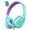 Blue Purple 063M, variant on Seenda Kids Headphones, Seenda Girls Headphones Lightweight Foldable with Microphone, Volume Control for Cell Phone, Tablet, Laptop, MP3/4 - For Aged 6 or Above, Black&Red