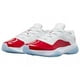 thumbnail image 1 of Ni - ke Ni - ke Air Jordan 11 CMFT Comfort Low White Gym Red DN4180-116 Size 10.5, 1 of 5