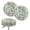 Butterfly Leaves, variant on ZIATUBLE Marble Stripes Round Stool Cover Cushion Pack of 2 Elastic Padded Bar Stool Covers Round Universal Stool Covers Chair Slipcovers Size M Comfortable Stretchy Stool Covers