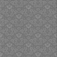thumbnail image 1 of Ahgly Company Tapis d'Intérieur Lavable en Machine Carré Transitionnel Gris Carbone, 5 Pieds Carré, 1 of 7