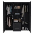 thumbnail image 2 of CoSoTower Armoire Elma, Bedroom, Black, 2 of 7