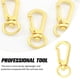 thumbnail image 2 of Guardurnaity Clips de mosquetón de Metal, herramientas deportivas para exteriores sólidas multifuncionales, accesorios deportivos duraderos para Ropa, zapatos y accesorios Miscelánea Dorado, 2 of 6