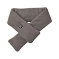 thumbnail image 2 of Collarín Eléctrico Con Babero Cálido Calentamiento Rápido 1 Segundo para Mujer Y Hombre (gris), 2 of 2