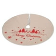 thumbnail image 3 of Falda de Navidad mayimx redonda 98cm Beige, 3 of 9