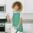 thumbnail image 4 of Yellow Lemon Fruit Slices Blue Pattern Kids Aprons for Girls and Boys,Adjustable Neck Strap Toddler Aprons for Kids Cooking Baking, 4 of 6