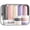 Dusty Pink, variant on Quatish 15 Pack Travel Bottles for Toiletries, Original Patented, TSA Approved Travel Size Containers, Leak Proof Silicone Shampoo and Conditioner Bottles Women & Men, Airplane Essentials, Black