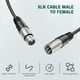 thumbnail image 2 of Cable XLR FIFINE Black-L9 de 3 pines, XLR macho a hembra, 3 m, 2 of 8
