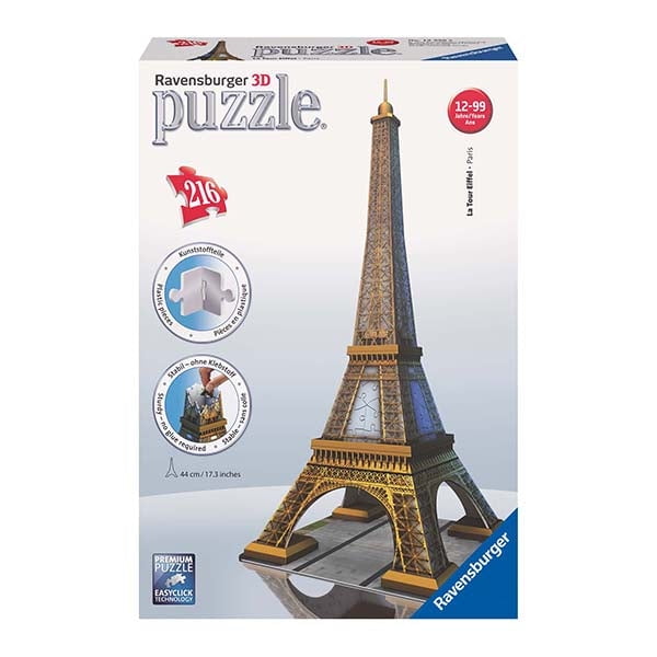 Otras Marcas Ravensburger 52556 Eiffel Tower 3D
