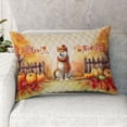 thumbnail image 2 of Happy Thanksgiving Shiba Inu Give Thanks Fall Beanie Scarf Welcome Quilt Pillowcase Shibas Dog Lovers Gifts Idea Throw Pillow Cover Bed Home Decor - 00020, 2 of 5