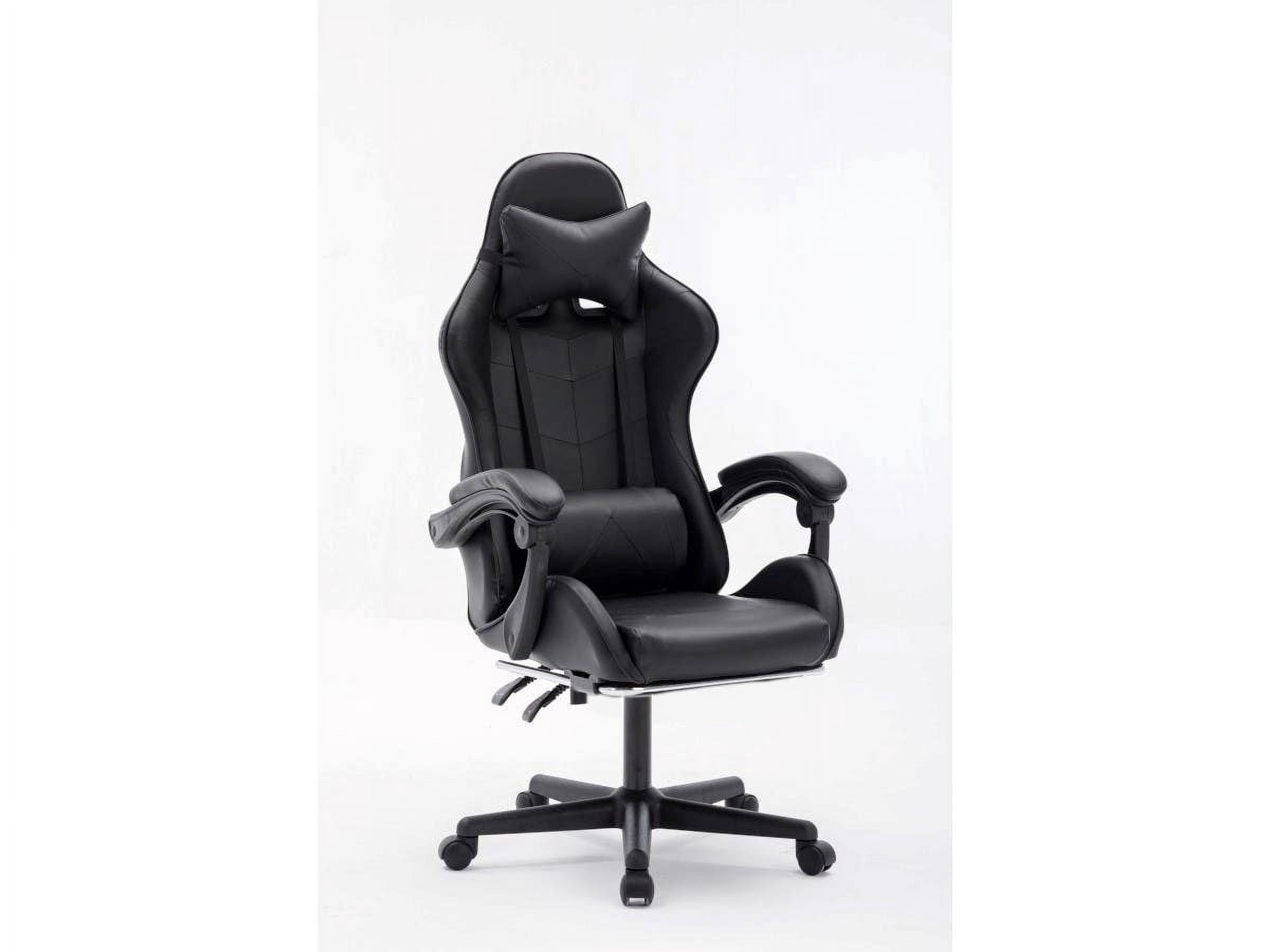 MPM Ergonomic Gaming Chair with Height Adjustable, Headrest and Lumbar Support Swivel Chair, 250lbs Weight Capacity, For Working, Studying and Gaming