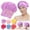 Multicolor, variant on Microfiber Hair Drying Towel Wrap, Super Absorbent Quick Dry Hair Turban for Wet Hair, Soft Magic Shower Cap with Cute Bowknot for Women and Girls, 10" x 9.5"