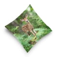thumbnail image 5 of Fall Decor House Decor Pillow Covers 16*16in Crystal Velvet Sofa Cover Soft and Comfortable Shrink-Resistant Holiday Gifts Forest Elk, 5 of 7