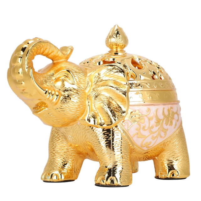 Tabletop Incense Burner,Elephant Shaped Incense Burner Aromatherapy Ornament Home Decoration Optimal Efficiency