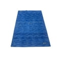 thumbnail image 2 of Solid Blue 5X8 Oriental Modern Rug, 2 of 11
