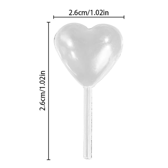 Toyeng 50PC Plastic Pipettes Heart Cupcakes Pipettes Plastic Squeeze Transfer Pipettes Dessert Pipettes Suitable for Chocolate, Cupcakes, Strawberries, Clear, 2.6*2.6 cm