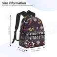 thumbnail image 2 of Easygdp Merry Christmas Mochila Casual para Portátil, Mochila para Escuela, Viajes, Negocios, 2 of 6