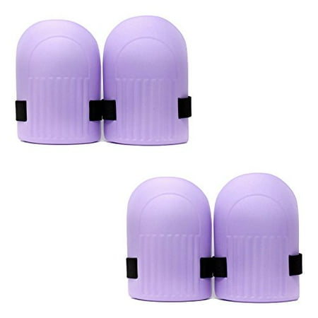 - POPULAR LIFE Ultra Light Knee Pads | Home & Gardening Knee Pads with Waterproof Foam Cushion, Easy Fit with Adjustable Velcro Straps, 2 Pairs (PURPLE)