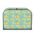 thumbnail image 2 of Daiia Yellow Lemon Pattern 4 slice Toaster Cover, Toaster Appliance Dust-proof Cover For Kitchen Small Appliance Dust Cover and Fingerprint Protection, 2 of 7