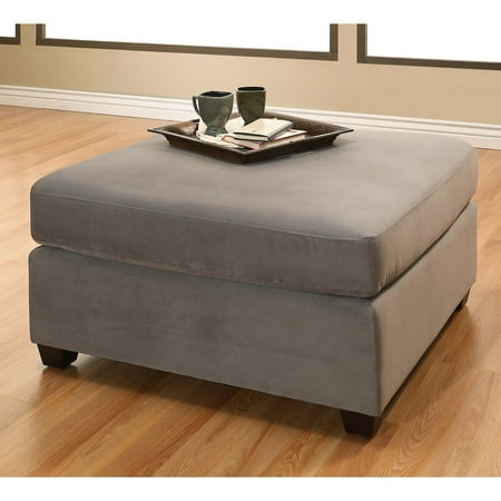 Abbyson Portman Velvet Ottoman