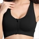 thumbnail image 4 of Sports Bra Women Sportswe Crop Sport Top Adjustable Belt Zipper Yoga Running Bras Push Up Vest Shockproof Underwear Gym Bralette, 4 of 5