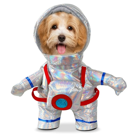 PJKOBMJ Cute and Funny Pet Space Costume with Dog Hat, Fashionable Loose Dog Costume Cat Halloween Christmas Party Costume Outfits (Small)