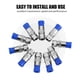 thumbnail image 5 of Coaxial 10pcs coaxial coaxial rg6 conector de compresión adaptador macho sellado impermeable, 5 of 8