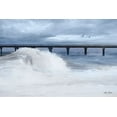 thumbnail image 2 of Deiter, Lori 24x17 White Modern Wood Framed Museum Art Print Titled - Blue Wave, 2 of 4