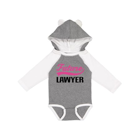 

Inktastic Future Lawyer Gift Baby Boy or Baby Girl Long Sleeve Bodysuit