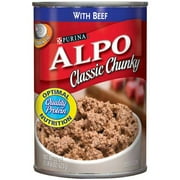 Alpo Classic Chunky With Beef Dog Food, 22 oz