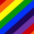 thumbnail image 2 of Flag Ties Mens Rainbow Pride Flag Necktie by Three Rooker, 2 of 3